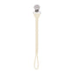 Sweetie Strap™ Silicone One-Piece Pacifier Clips: Pink Beaded