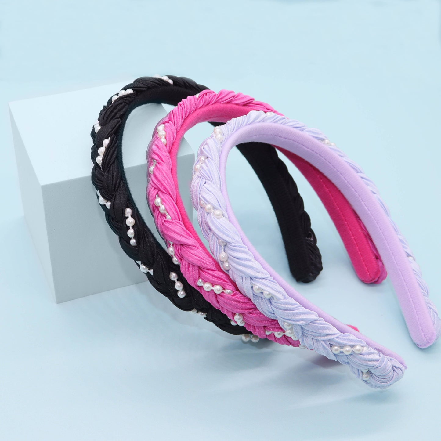 Braided Pearl Headband