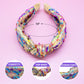 Kids Knot Headband - Confetti Hair Accessories for Girls: Silver