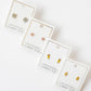 Alli Pink Screwback Stud Earrings
