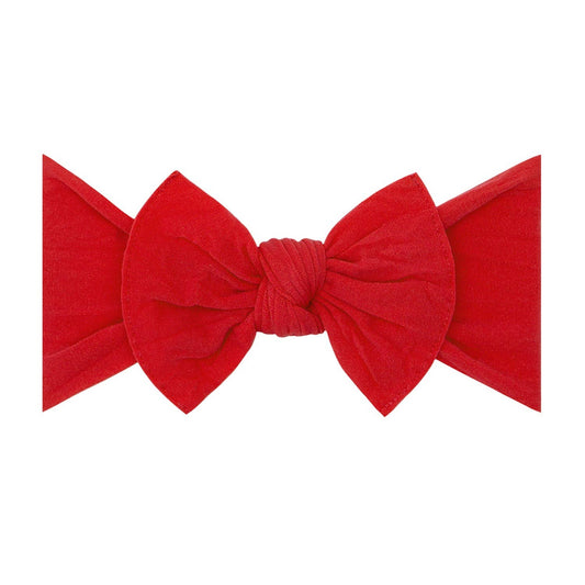 Cherry red Baby Bling® The Original Knot soft nylon headband: