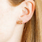 Screwback Stud Earrings - Sadie - Gold