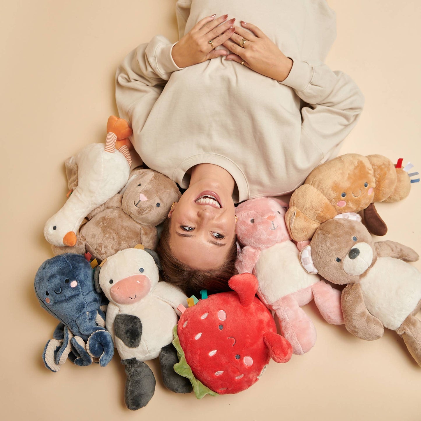 Sweetie Snuggles™ Plush: Taupe Bunny