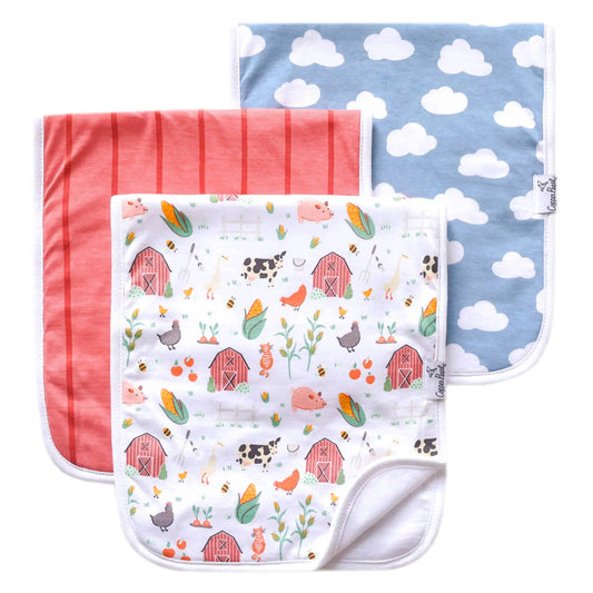 Farmstead: Burp Cloth Set