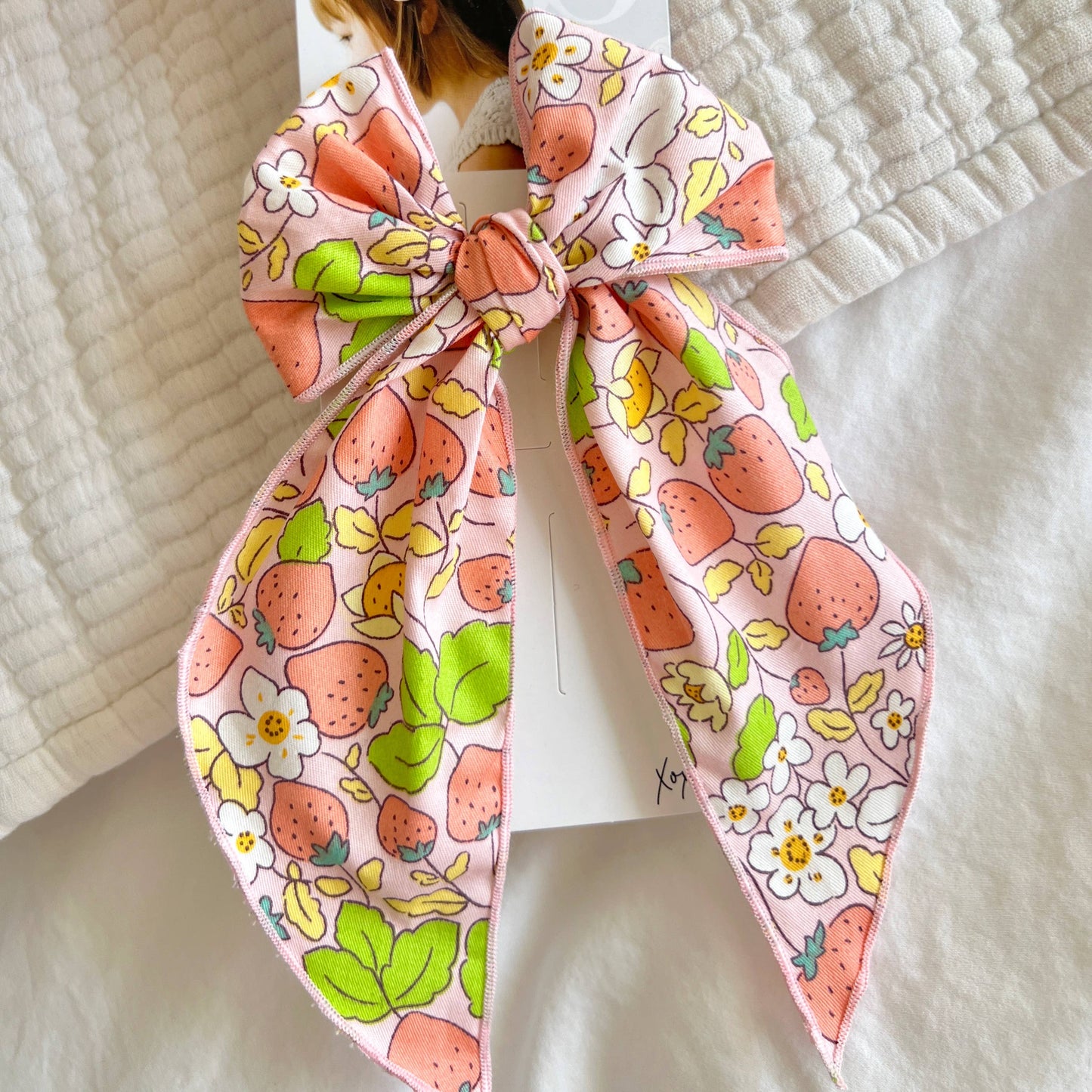 Baby Bling® Big Belle hair bow clip: Light Orchid Butterfly