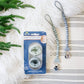 Sweetie Strap™ Silicone One-Piece Pacifier Clips: Blue Beaded