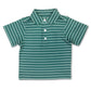 Green & White Performance Polo