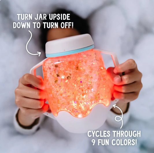 Glo Pals Sensory Jar- Cloud Grey