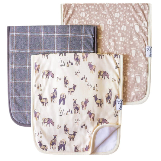 Timber: Burp Cloth Set
