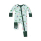 Two Way Zipper Convertible Romper- Green Golf Pros
