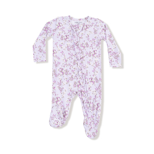 Two Way Ruffle Zipper Convertible Romper- Sweet Dreams Florals
