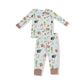 L/S Pajama Set- American Woodland Animals