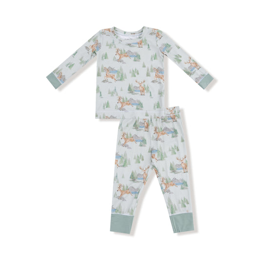 L/S Pajama Set- Buck Deer