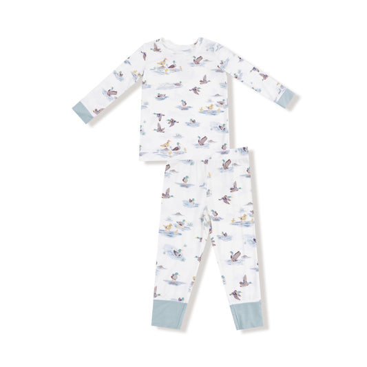L/S Pajama Set- Migrating Mallards