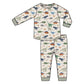 L/S Pajama Set- Washy Dinos