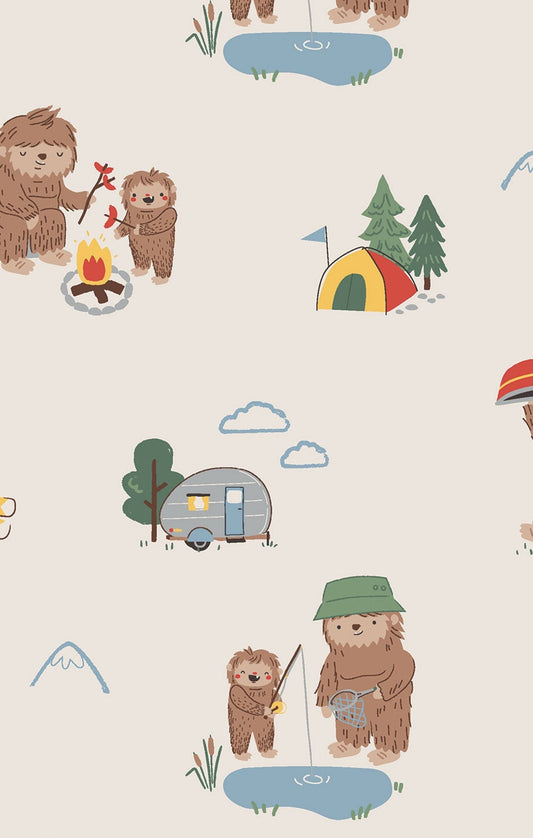 Cowboy Romper- Bigfoot Camping