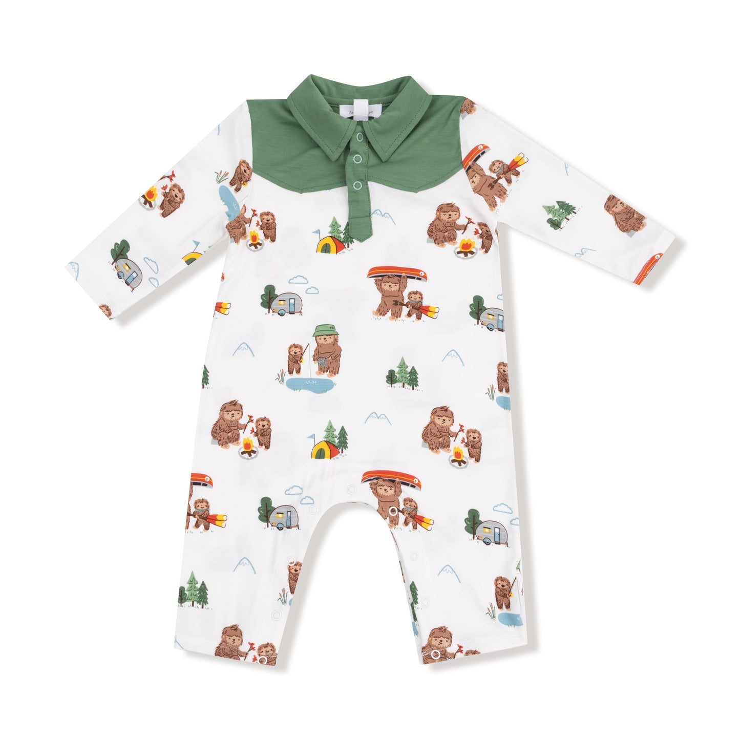 Cowboy Romper- Bigfoot Camping