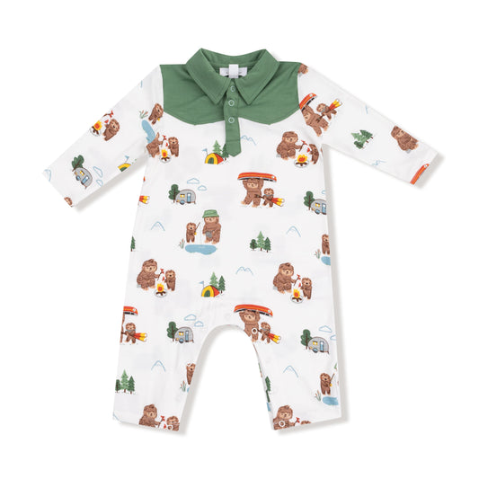 Cowboy Romper- Bigfoot Camping