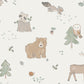 Two Way Zipper Footie- Woodland Babies
