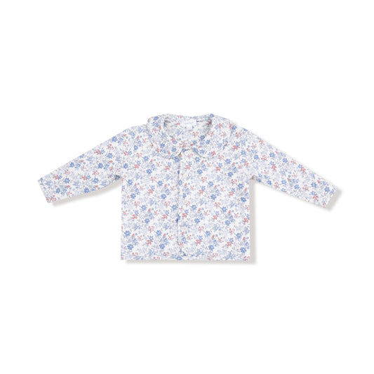 Quilted Jacket w/ Peter Pan Collar- Country Girl Floral