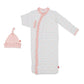 Carousel Modal Magnetic Sack Gown + Hat (NB-3m)