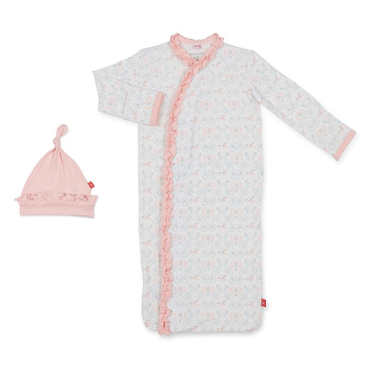 Carousel Modal Magnetic Sack Gown + Hat (NB-3m)