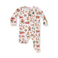 Two Way Zipper Footie- Cowboy Christmas
