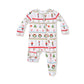 Two Way Zipper Footie- Nutcracker Fair Isle