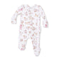 Cowgirl Nursery - 2 Way Ruffle Front Zipper Footie