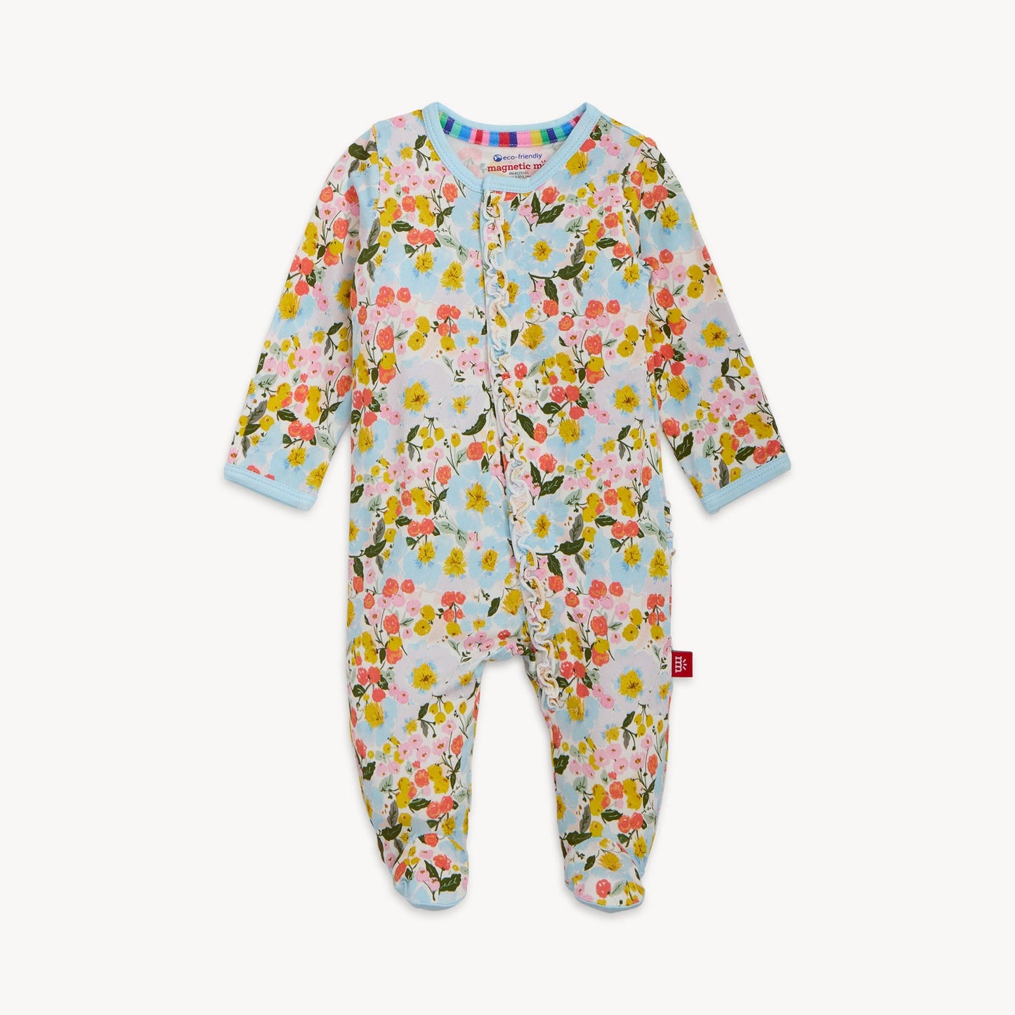 Seraphina Modal Magnetic Footie w/ Ruffle
