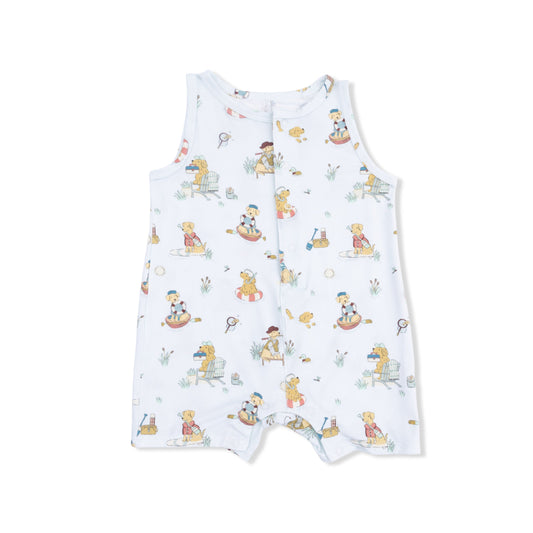 Lake Buddy Dogs- Sleeveless Shortie Romper