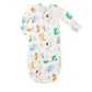 Animal Numbers- Bundle Gown 0-3m