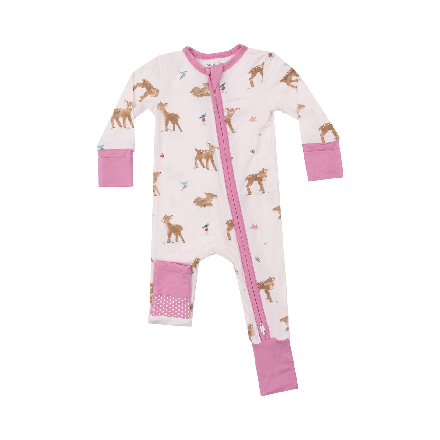 Soft Deer- Two Way Zipper Romper Pajama