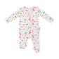 Two Way Zipper Footie Pajama- Golf Club Pink