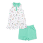 Country Club Dogs Pink - Polo Tennis Dress With Cartwheel Short