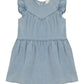 Denim Ruffle Dress