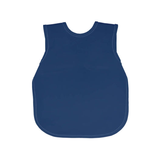 Solid Navy Blue Minimalist Bapron: Toddler (6m-3T)