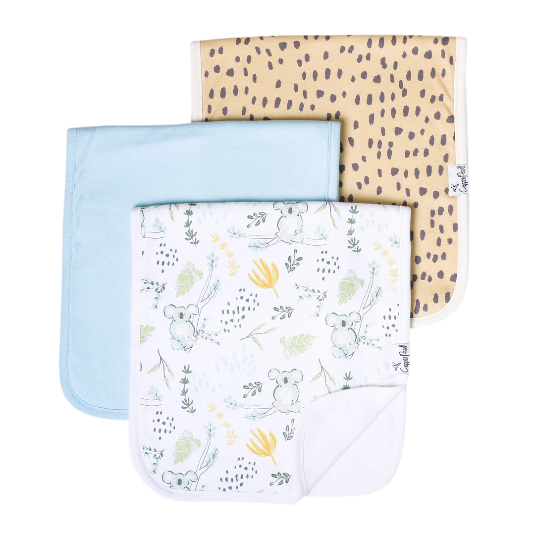 Copper Pearl Burp Cloth Sets (various prints)